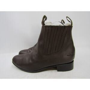 Innovation Mens Size 9.5 D Brown Leather Chelsea Ankle Casual Boots